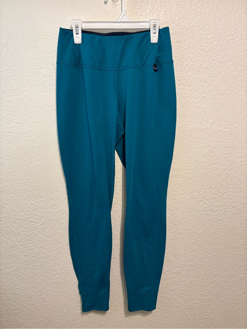 Patagonia Capilene Midweight Women's High Rise Ankle Base Layer Leggings Teal M